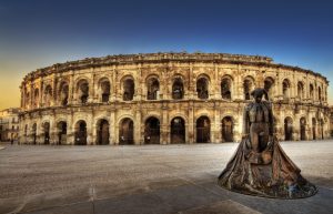 nimes arenes salida de la vuelta 2017