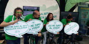 bicicleta solidaria en el puig
